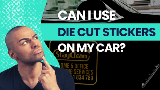Can I use die cut stickers on my car thumbnail