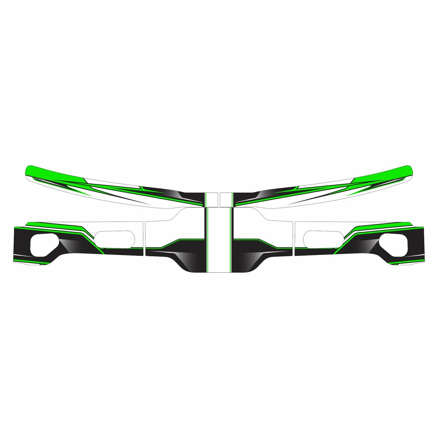Hyper Rear Bumper Graphics Kit