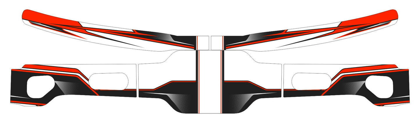 Hyper Rear Bumper Graphics Kit
