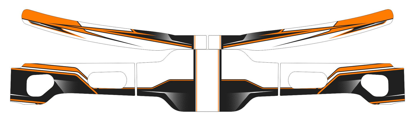Hyper Rear Bumper Graphics Kit