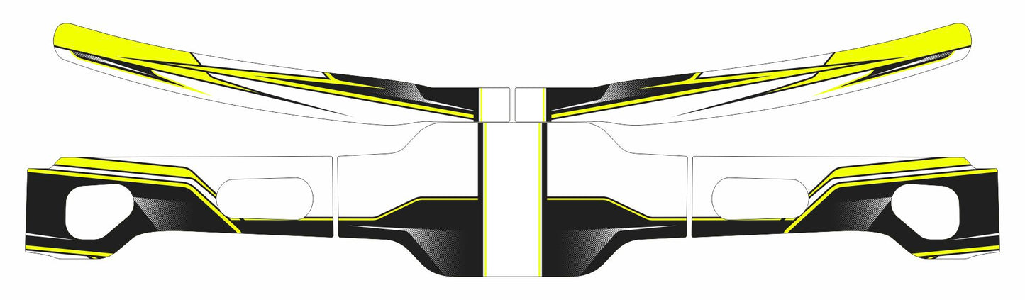 Hyper Rear Bumper Graphics Kit