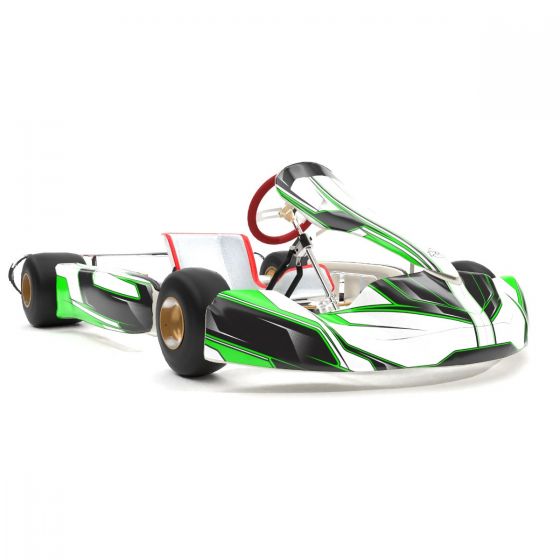 Hyper Green Kart Graphics Kit Side View