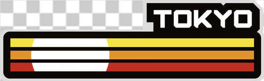 Retro Tokyo sunset JDM