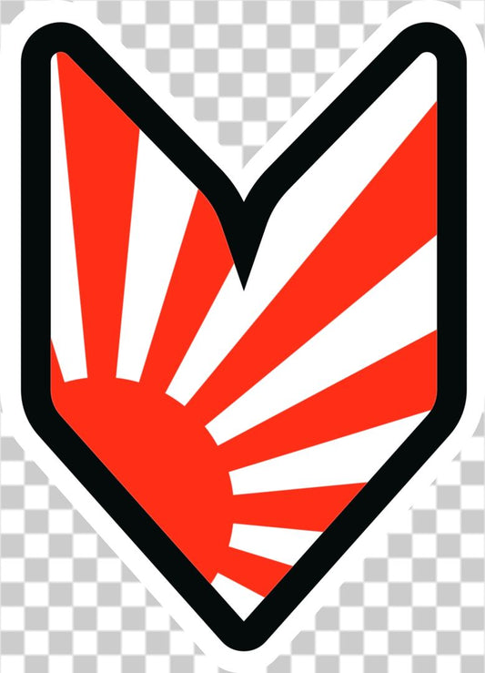 Japan Rising Sun arrow JDM