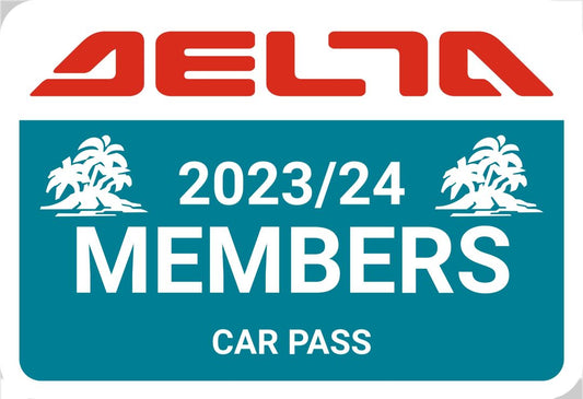 Members Car Pass Car Window Sticker