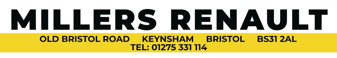 Millers car dealership sticker