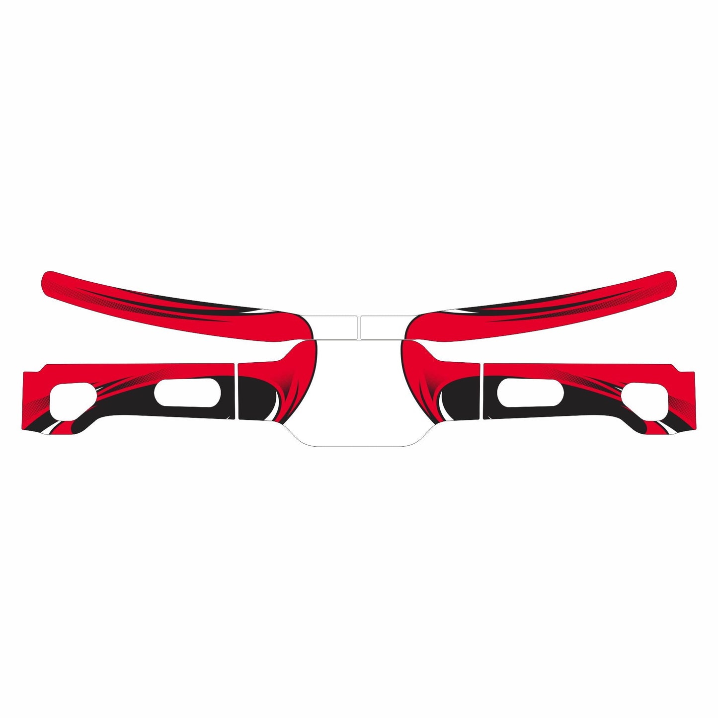 Turbo Rear Bumper Graphics Kit