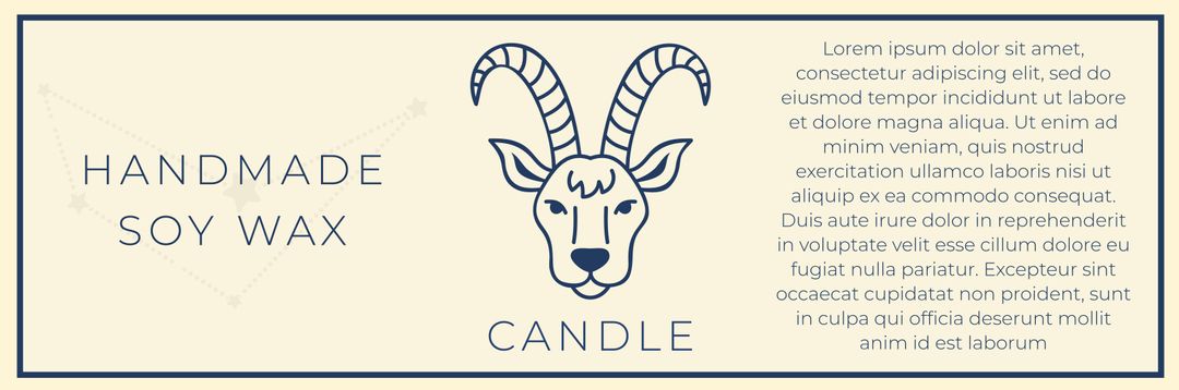 Capricorn Candle