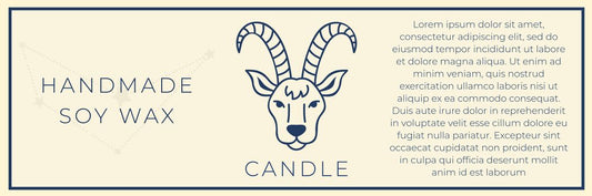 Capricorn Candle