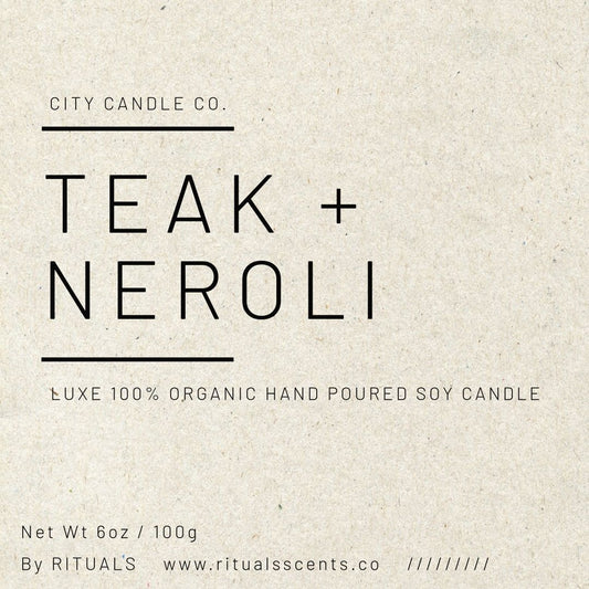 Paper simple candle jar label