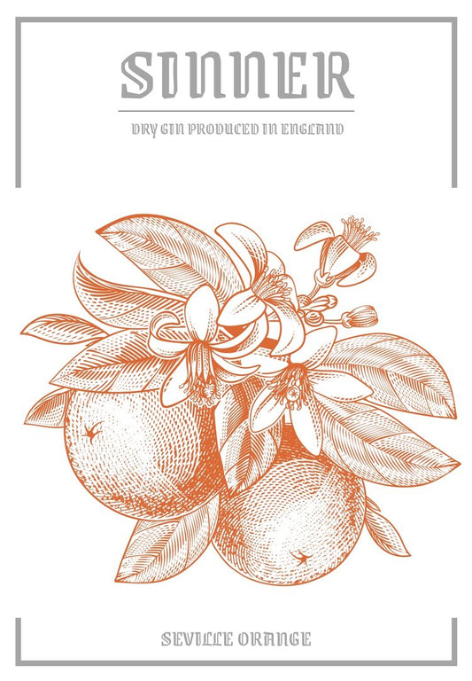 Alcohol sketch label