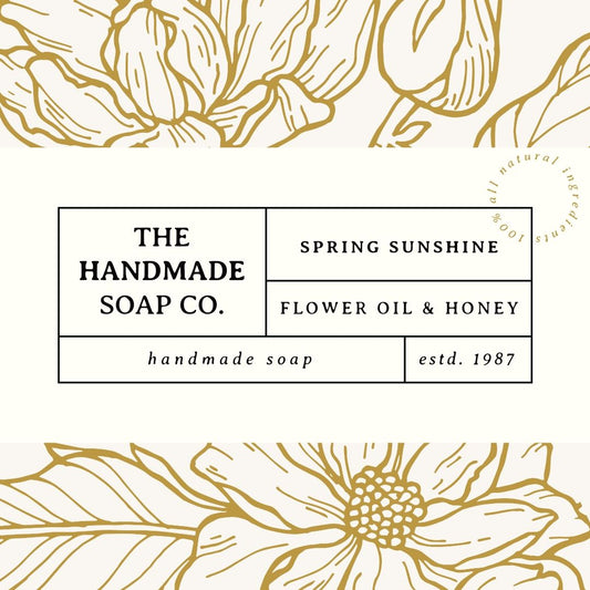 Floral handmade soap No.2