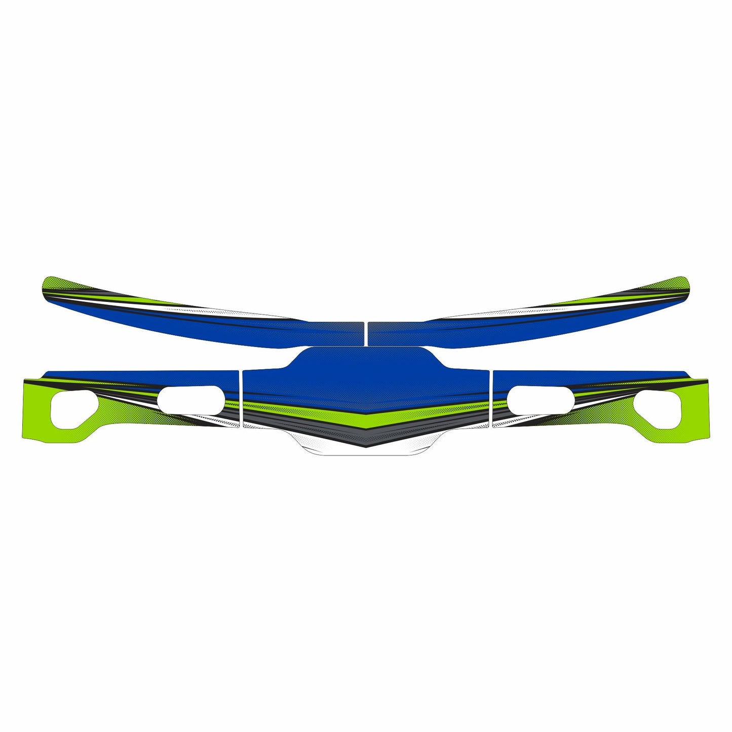 Silverstone Rear Bumper Graphics Kit