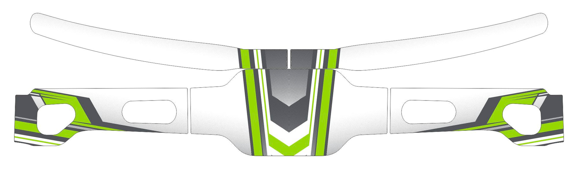 LMP Rear Bumper Graphics Kit