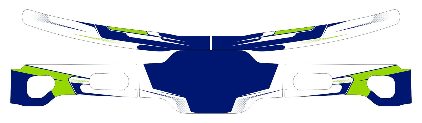 Kosmic Evo Rear Bumper Graphics Kit