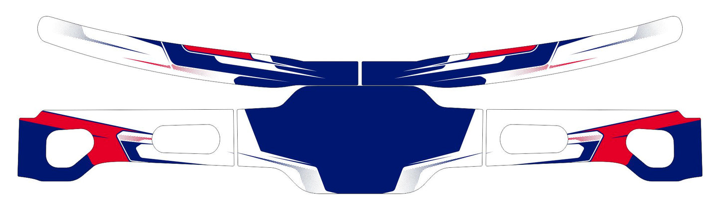 Kosmic Evo Rear Bumper Graphics Kit