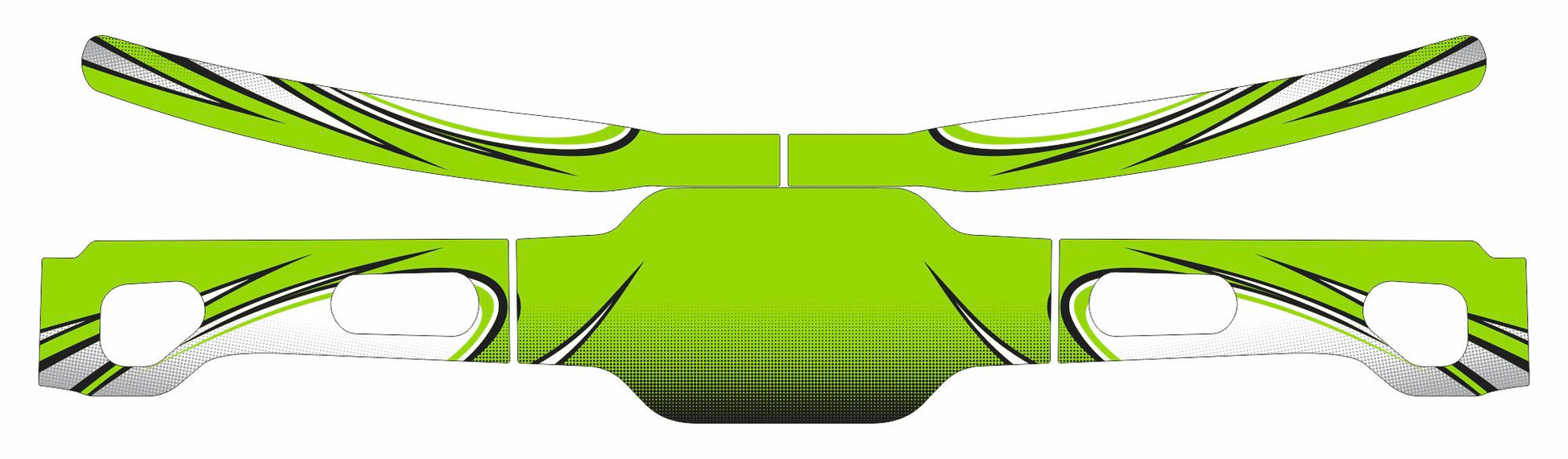 Attack Rear Bumper Graphics Kit