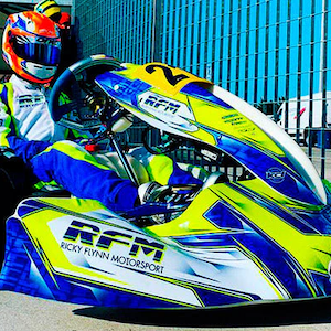 Ricky Flynn Motorsport kart graphics design