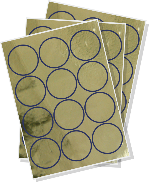 Blank labels category eco gold icon