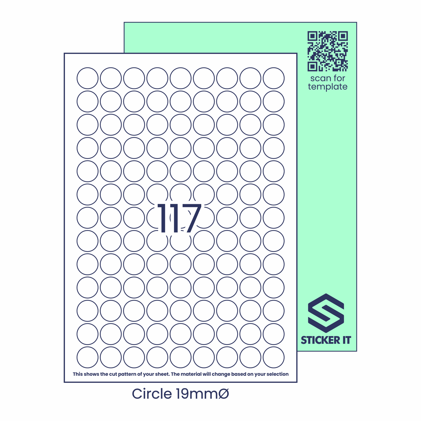Blank labels circle 19 117 image