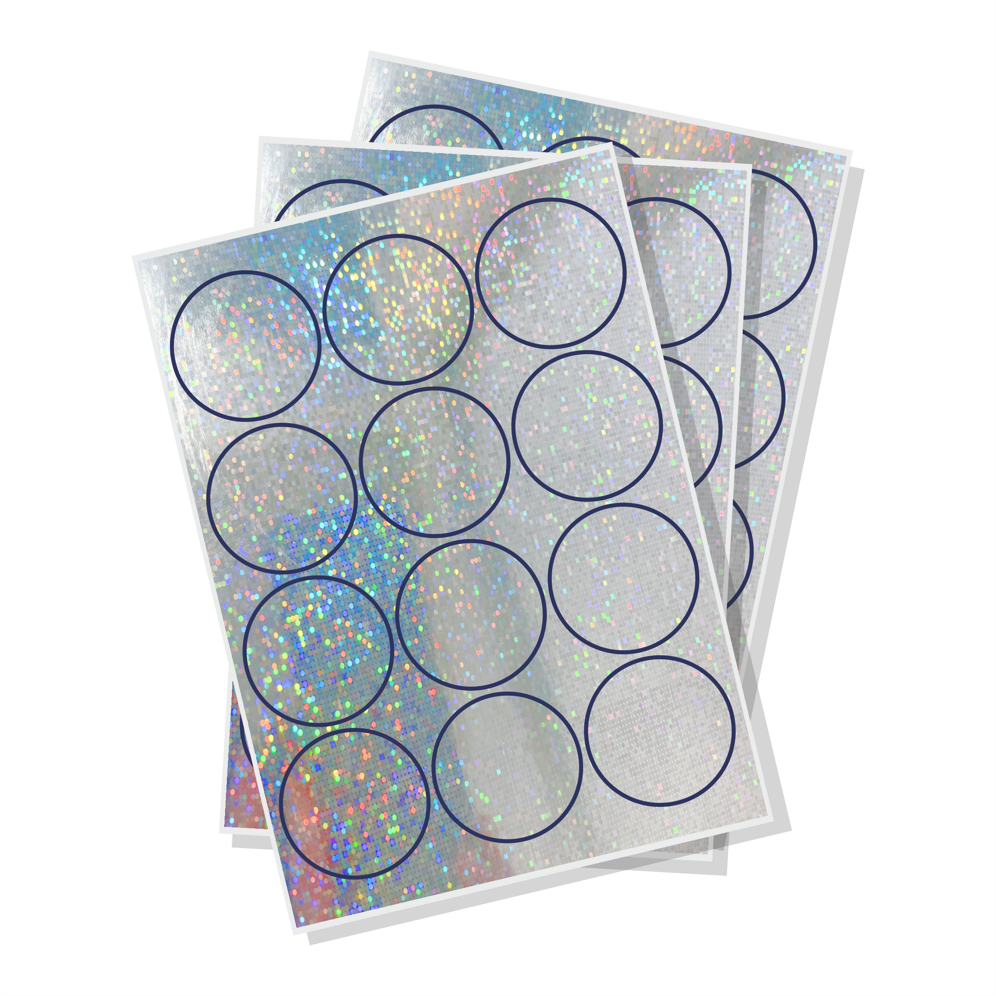 Blank labels glitter image