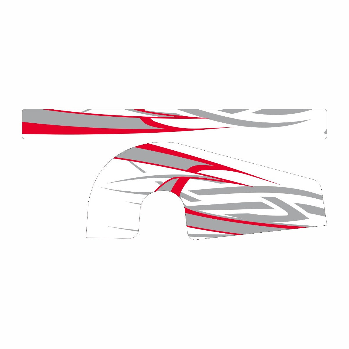 Replica Maranello Tribal Chain Guard Graphics Kit