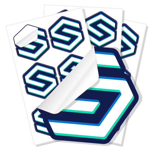 Die cut labels product icon