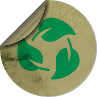 Eco gold material product icon