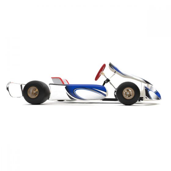 Attack Blue Original Kart Graphics Kit Side View