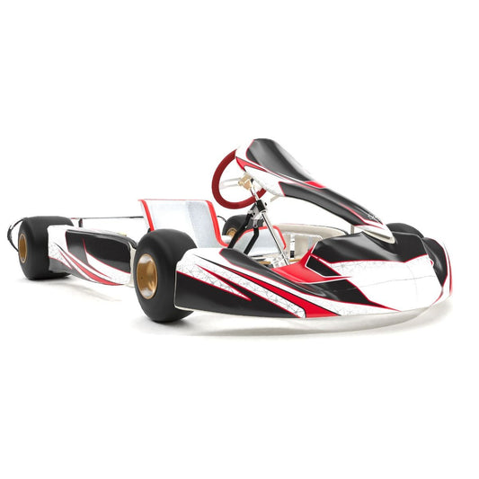 Kimi Red Kart Graphics Kit 3/4 View