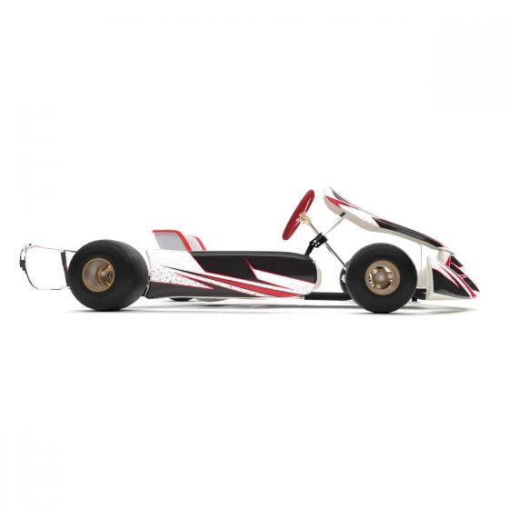 Kimi Red Kart Graphics Kit Side View