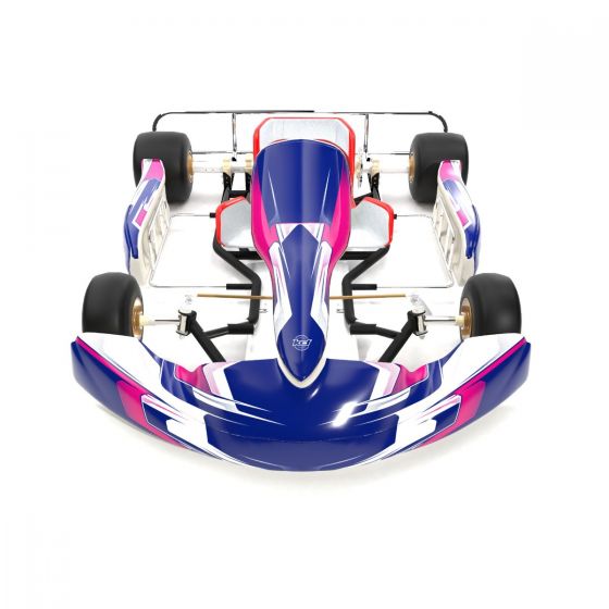 Kosmic Evo Original Pink Kart Graphics Kit Front High View