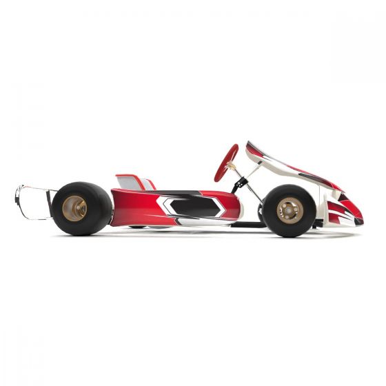 Prox Red Kart Graphics Kit Side View