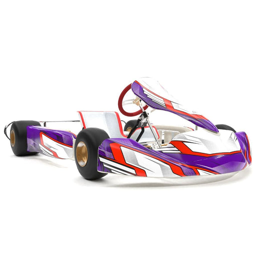 Sonic Purple Kart Graphics Kit 3/4 View