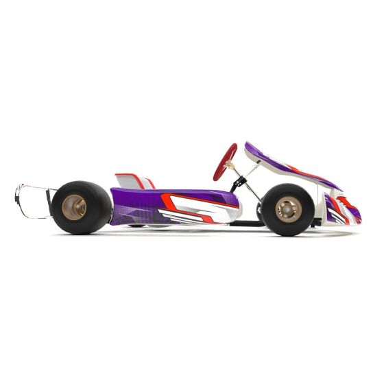 Sonic Purple Kart Graphics Kit Side View