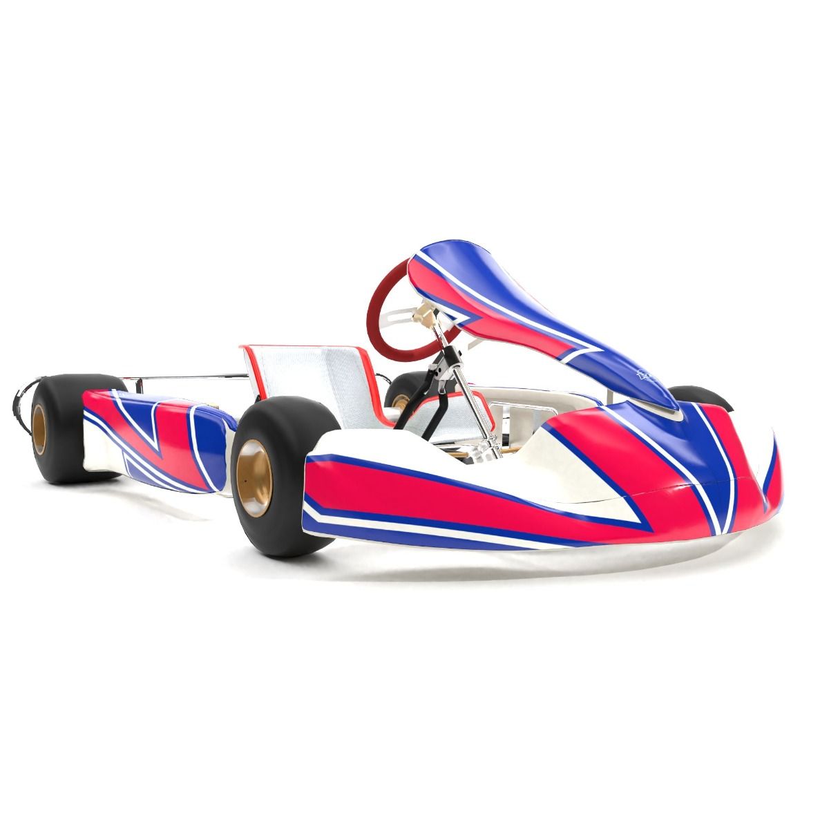 Kosmic 2019 Replica Kart Graphics Kit 3/4 View