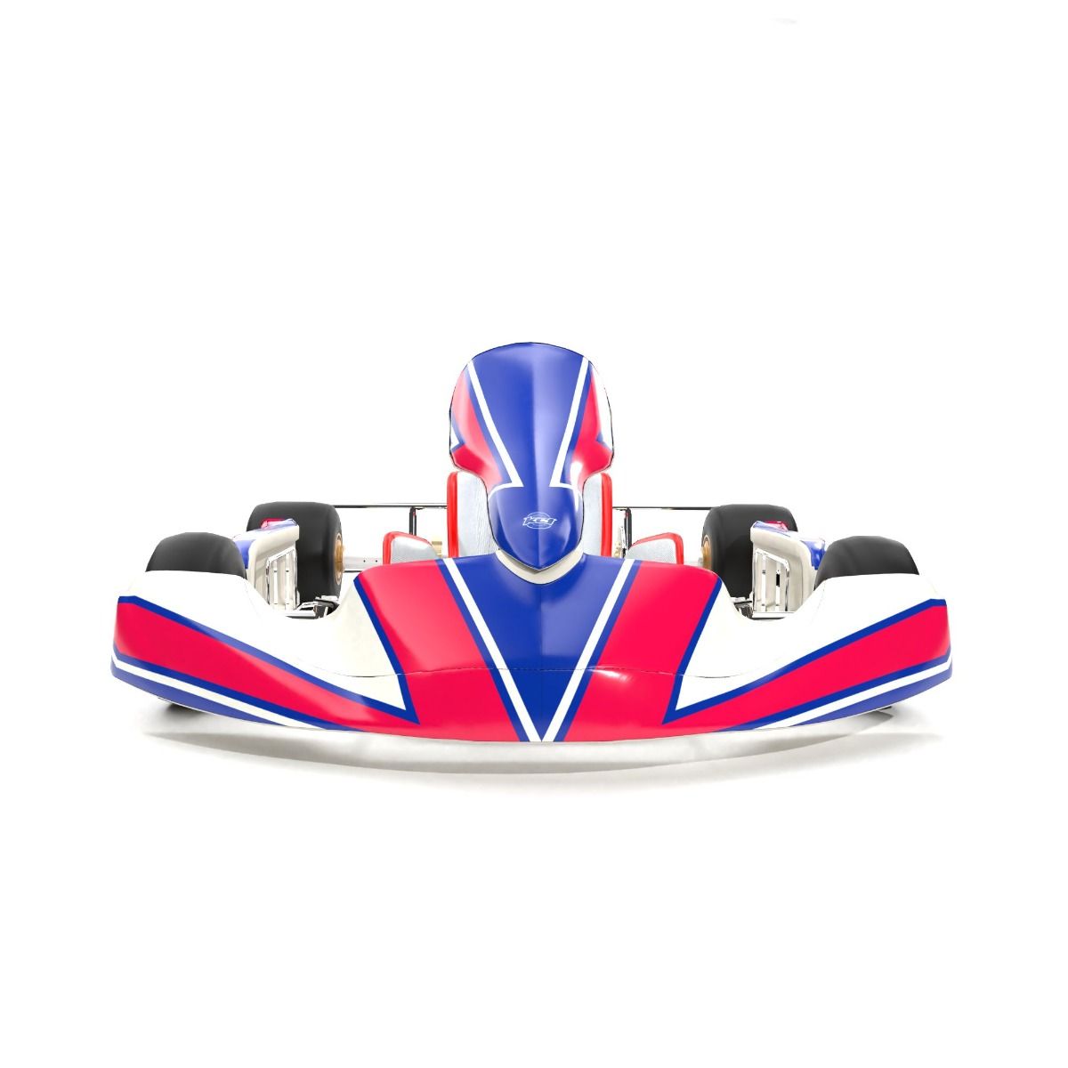 Kosmic 2019 Replica Kart Graphics Kit Front Low View