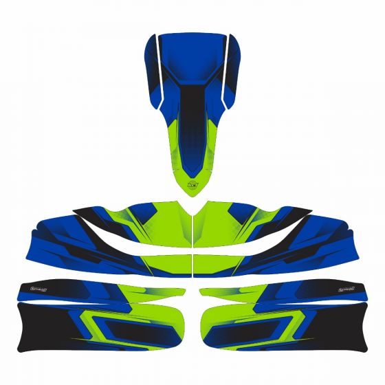 Xeon Blue Kart Graphics Kit