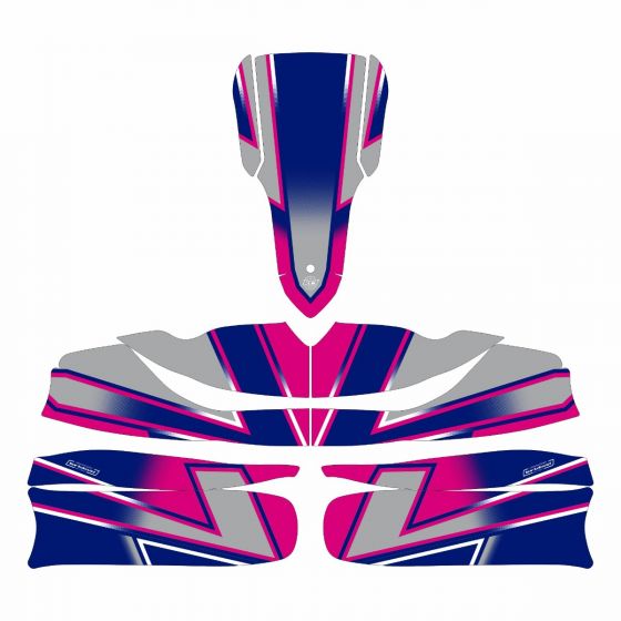 Kosmic 2015 Replica Kart Graphics Kit Side View