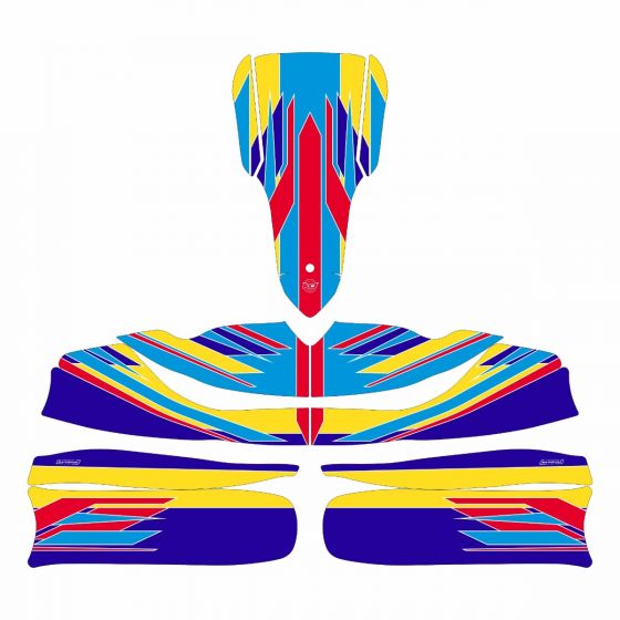 Alonso 2016 Replica Kart Graphics Kit Side View