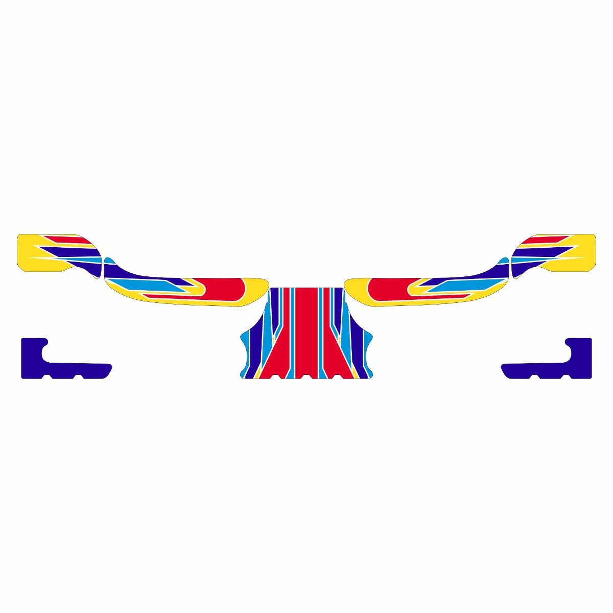 Alonso 2016 Replica Rear Bumper Graphics Kit