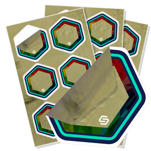 Mirror gold labels product icon