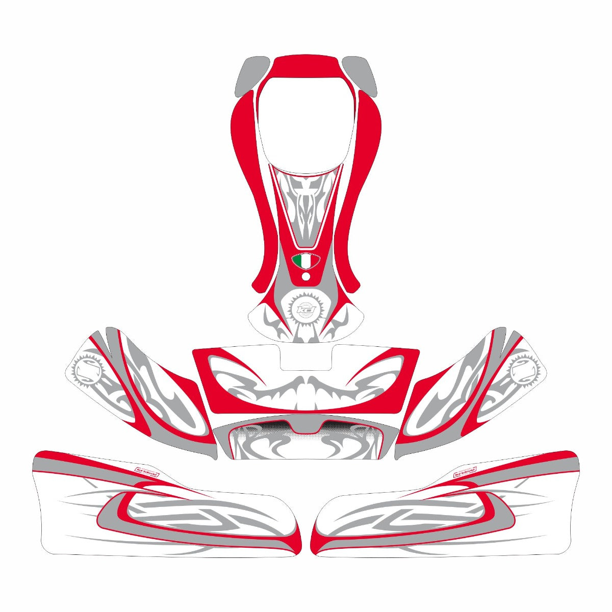 Replica Maranello Tribal Kart Graphics Kit