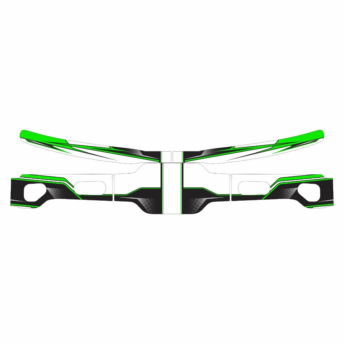 Hyper Rear Bumper Graphics Kit