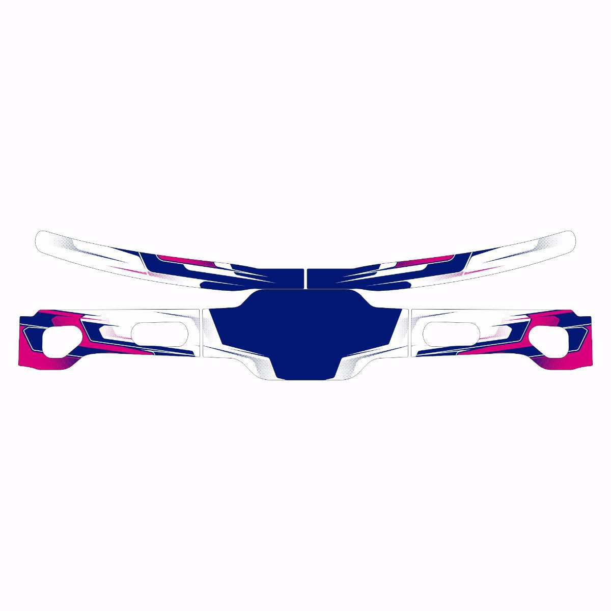 Kosmic Evo Rear Bumper Graphics Kit