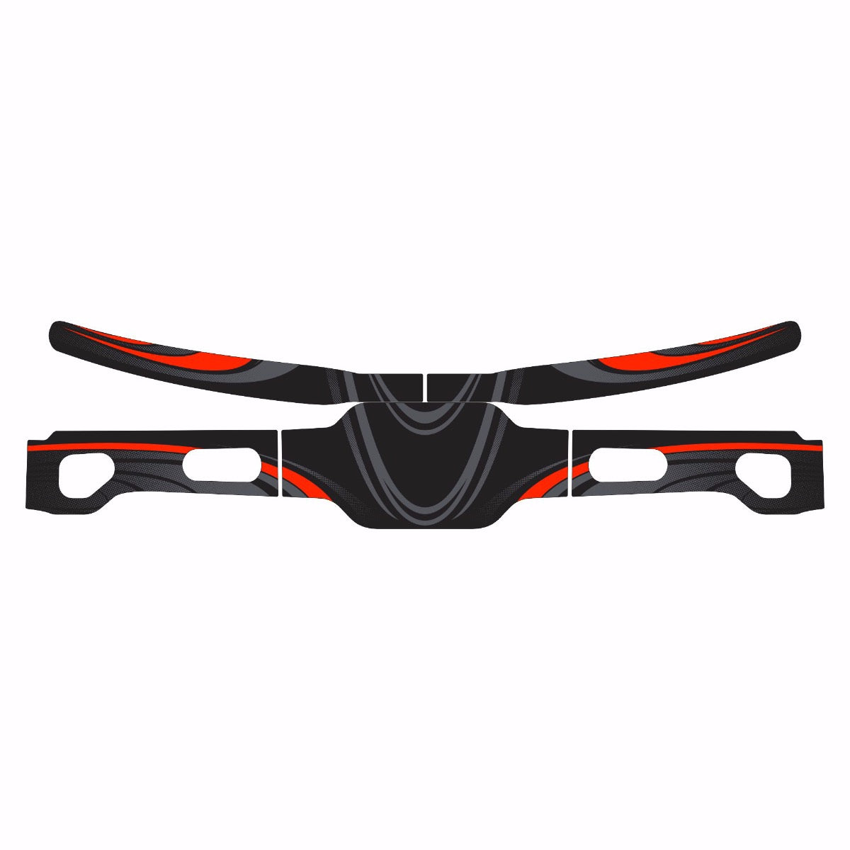 McLaren Rear Bumper Graphics Kit