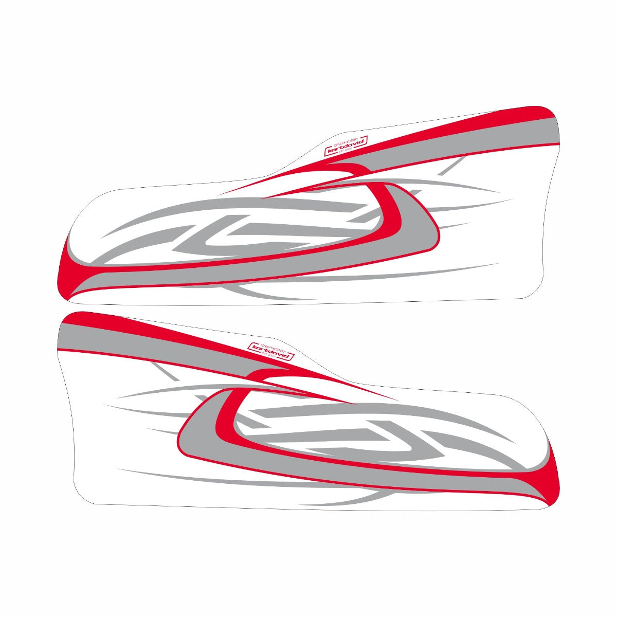 Replica Maranello Tribal Side Pod Graphics Kit