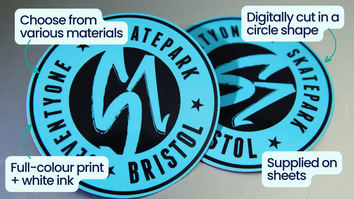 What are 2 inch round labels