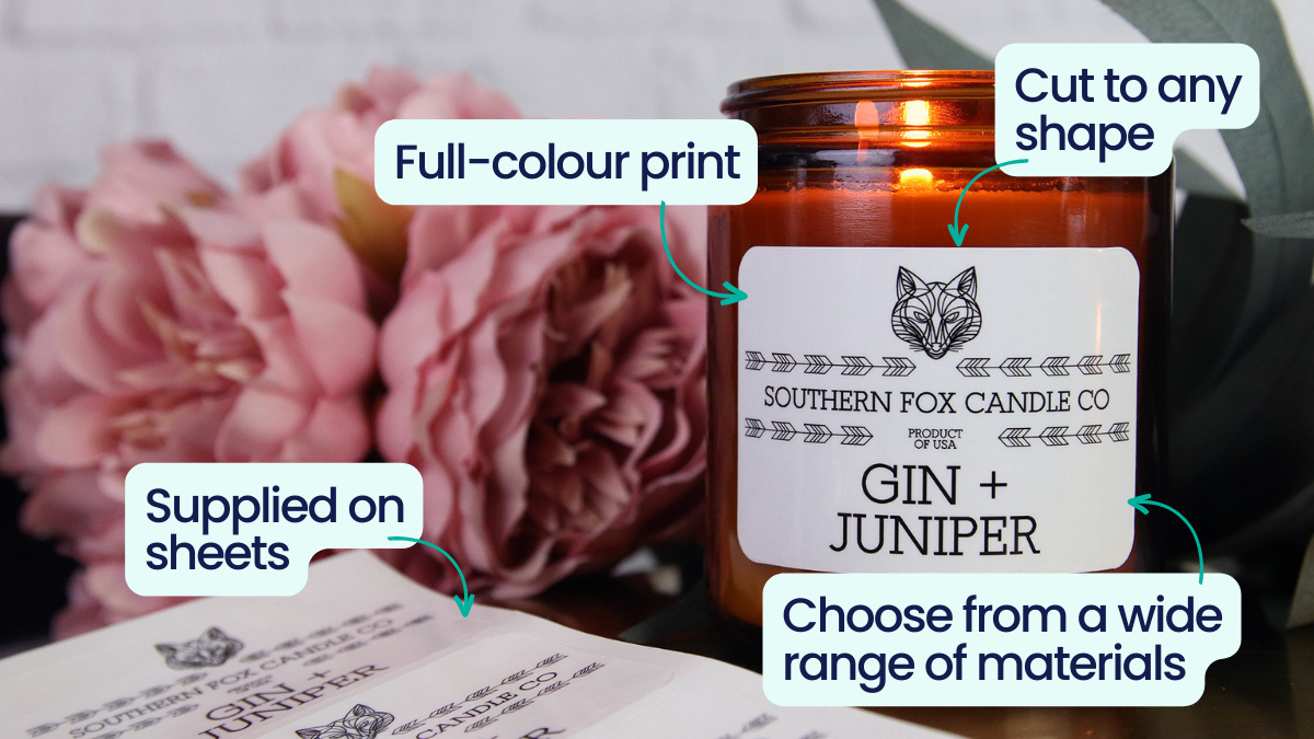 What are candle labels