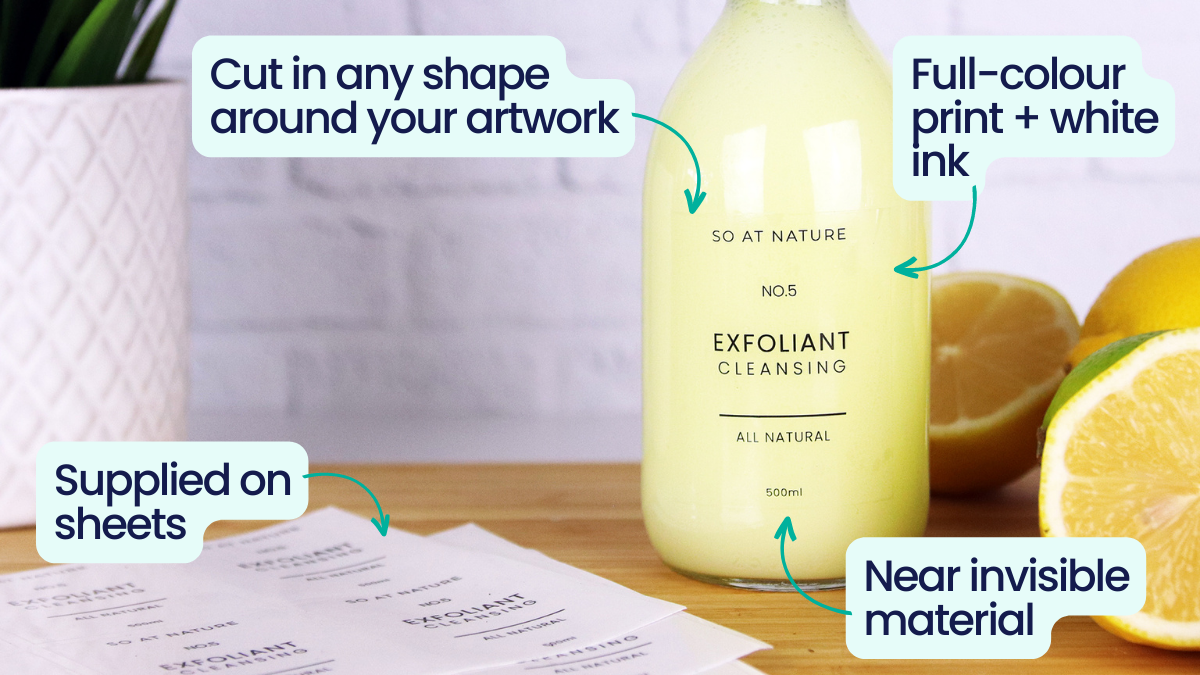 What are transparent labels